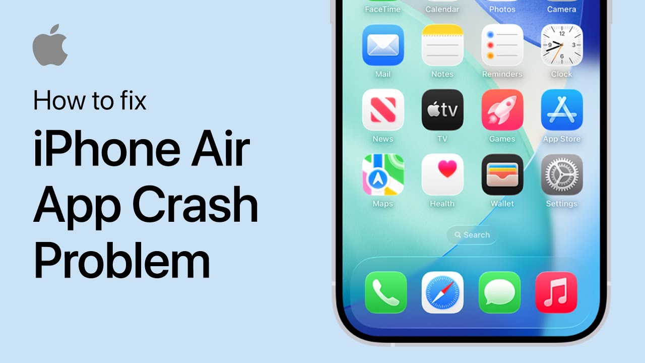 How to Fix iPhone Air Apps Crashing on iOS 26
